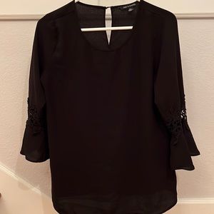 Zack and Rachel key hole blouse